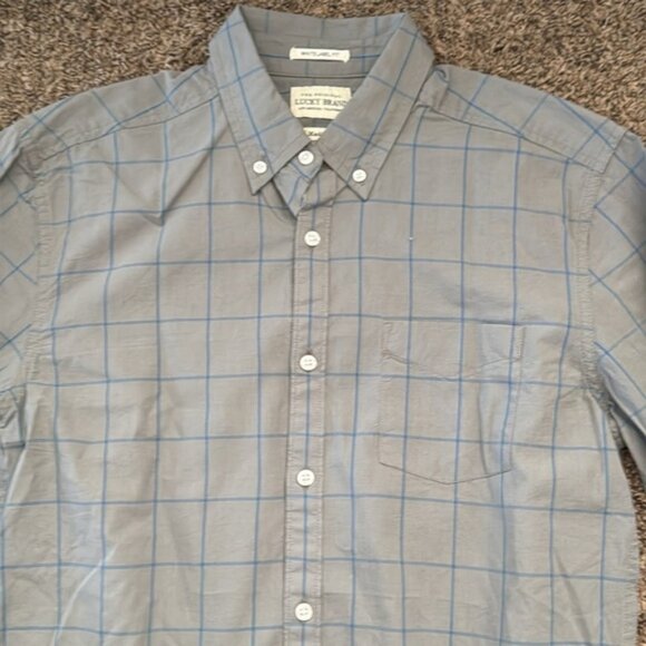 Lucky Brand Medium Gray Button Front Shirt - Picture 2 of 7